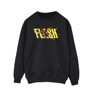 DC Comics Mens The Flash Lightning Dash Sweatshirt / Black
